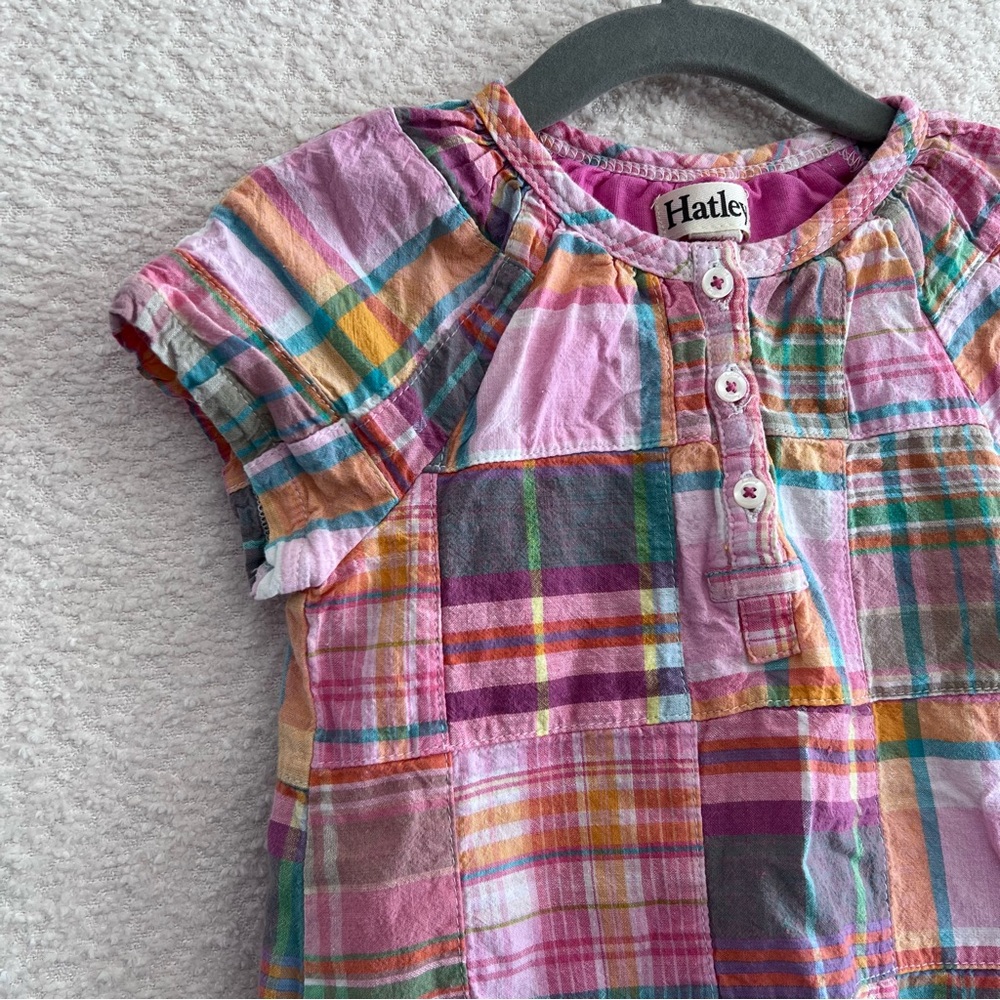 Hatley Baby Infant Patch Pinkโ Dress With Bodysuit Size 18-24 Months - Picture 4 of 10